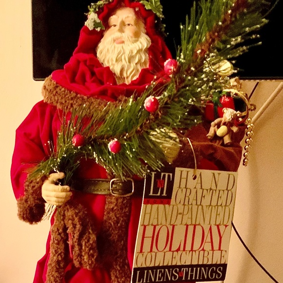 Fabric Mache Father Christmas - Picture 7 of 7